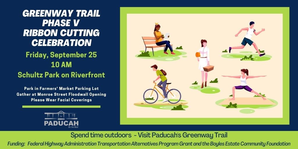 greenway trail ribbon cutting invitation